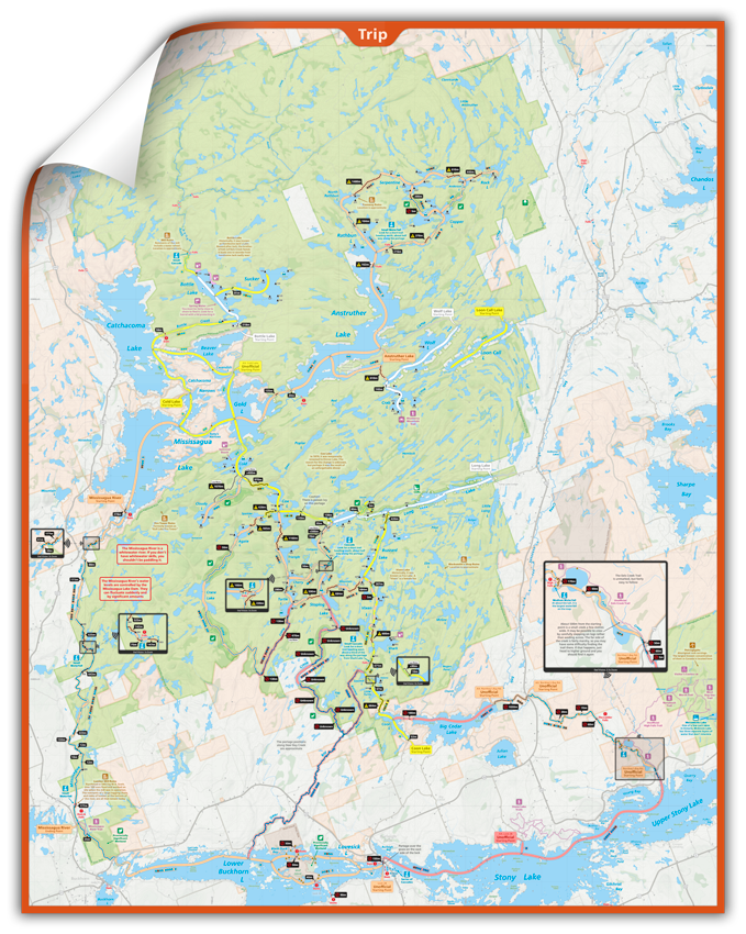 Kawartha Highlands - Wall Map